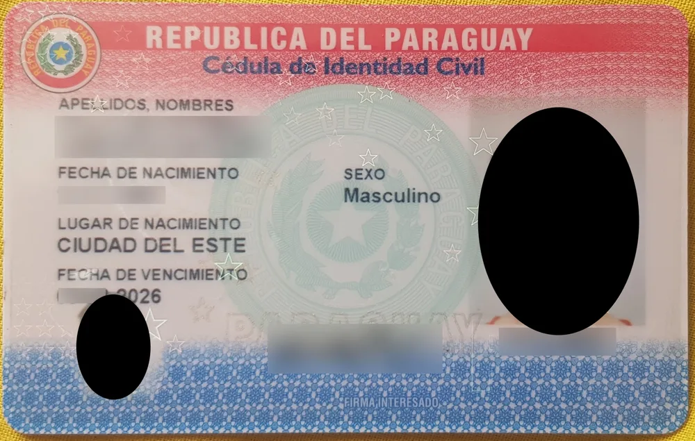 La cédula paraguaya acredita la residencia migratoria, primer paso hacia la residencia fiscal en Paraguay